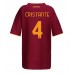 AS Roma Bryan Cristante #4 Hjemmedrakt Dame 2025-26 Korte ermer
